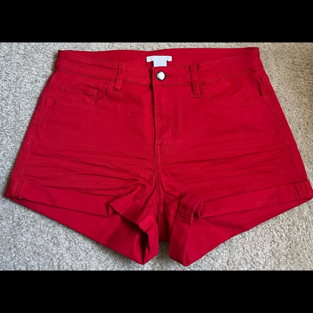 H&M Red Shorts